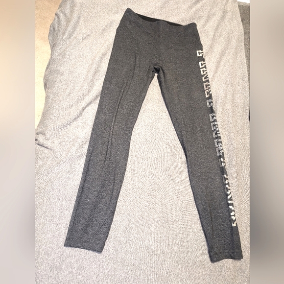 PINK Victoria's Secret HighWaisted *BLING* Cotton Logo Leggings (size M) - Picture 2 of 4